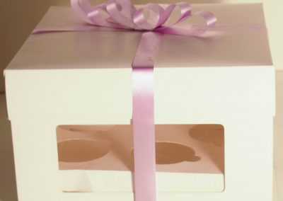 Caja Galera con ventana para Cupcake